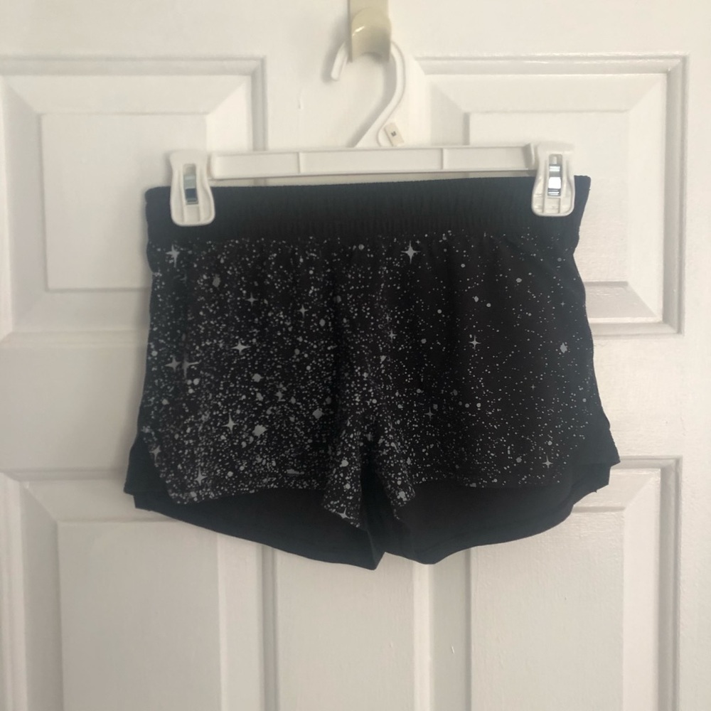 Black ivivva galaxy star shorts